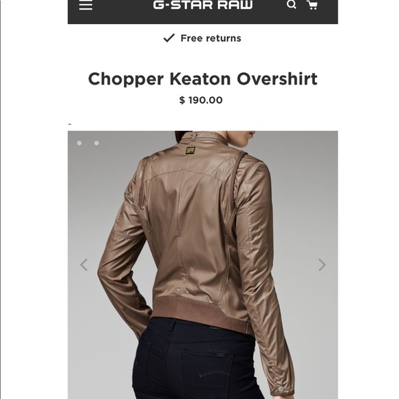 G-Star Chopper Keaton Overshirt Jacket XS - Picture 2 of 4